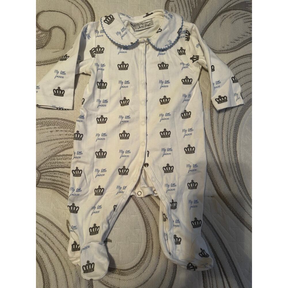 Prince white cotton onesie
